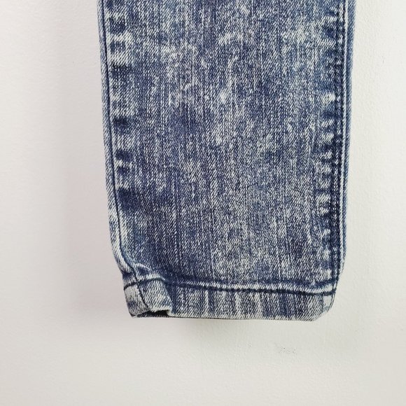 Cello Womens High Waist Acid Wash Skinny Jean w/ 3 Front Button Sz 1 - Picture 8 of 10